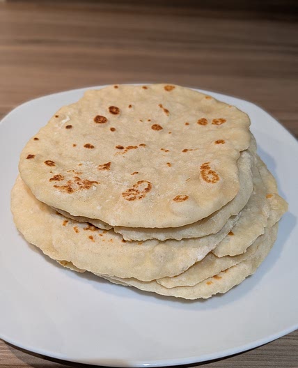 Easy fast no yeast soft greek flatbreads