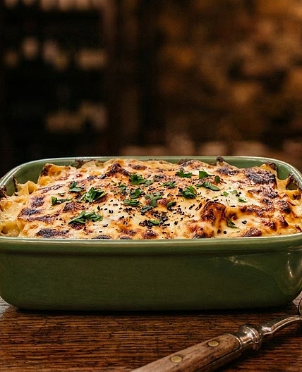 Creamy Vegan Alfredo Bake