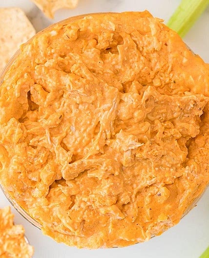 ✅ 💖Slow Cooker Buffalo Chicken Dip (side)