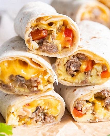 Breakfast Burritos Meal Prep
