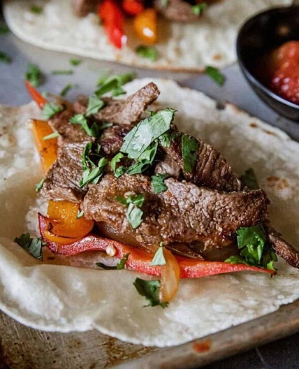 Blackstone Steak Fajitas