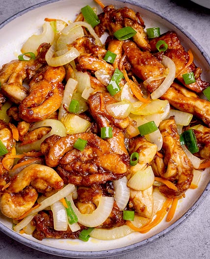 Quick chicken thigh stir fry