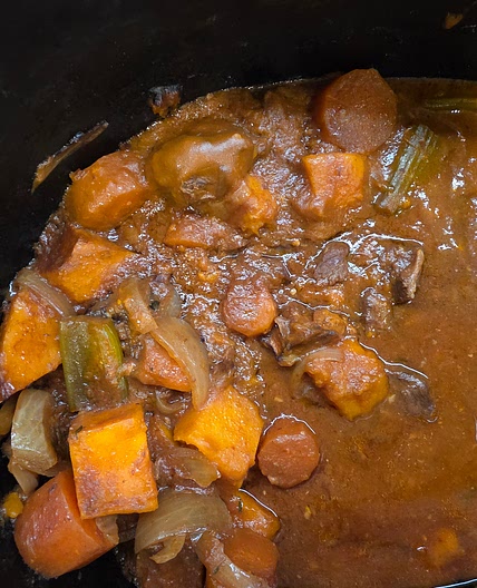 Petra's Slow Cooked Beef Caserole