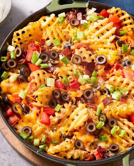 Waffle Fry Nachos