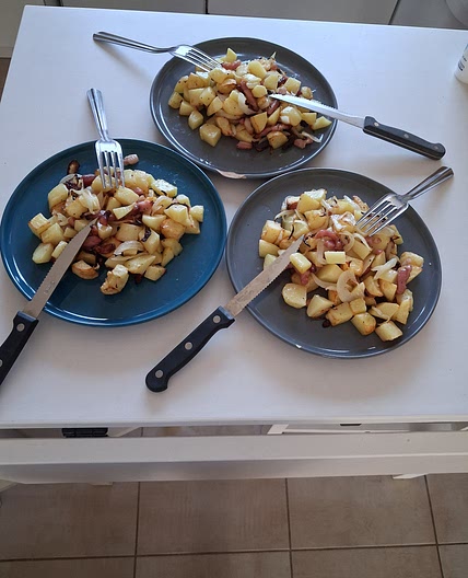Pommes de terre air fryer