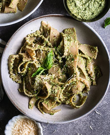 Olive Pesto Pasta