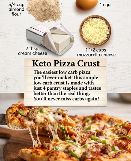Low carb pizza crust