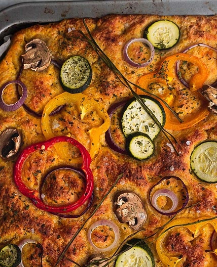 Pumpkin Focaccia Bread