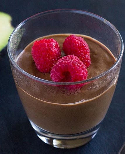 Dark Chocolate Avocado-Chia Pudding