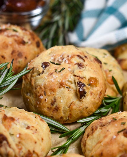 Blue Cheese, Date, and Rosemary Dinner Rolls