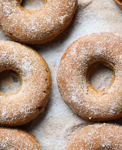 Baked Apple Butter Donuts