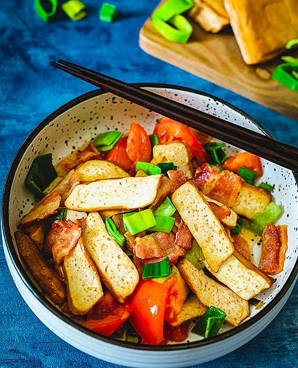 Bacon and Tofu Stir Fry