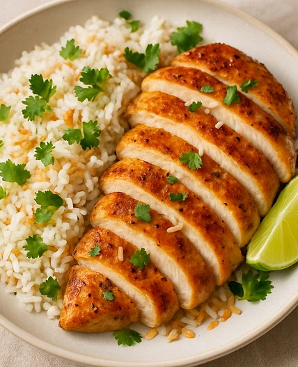 Coconut Chicken Rice