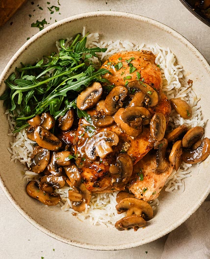 Chicken and Mushroom Recipe, No Cream