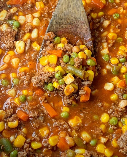 Ground Beef Veggie Soup