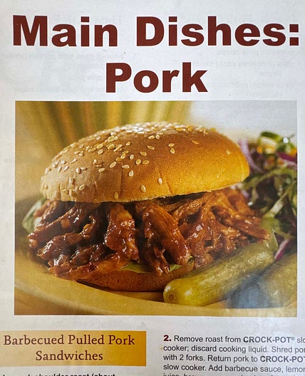 Crockpot BBQ pulled pork