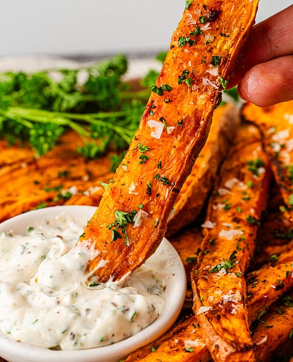 Air Fryer Sweet Potato Wedges