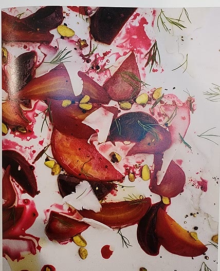 Beet Salad with Goat Gouda and Pistachios