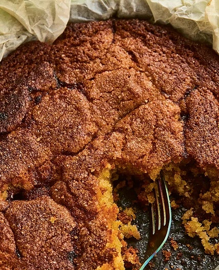 Cherry and almond cake