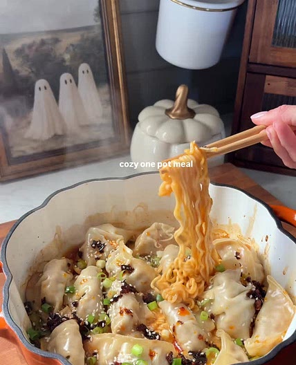  Potsticker Ramen Curry🥟🍜🍂 
