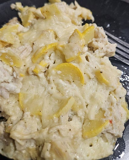Protein chicken zucchini bake