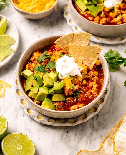 Crock Pot Turkey Chili (Kid-Friendly!)