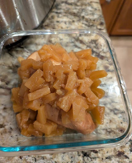 Crockpot 3- Ingredient Sweet Hawaiian Chicken