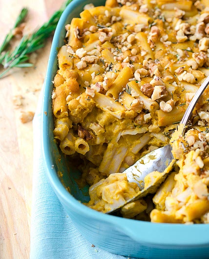 Rosemary and Butternut Squash Baked Pasta