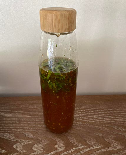 Verjus Dressing w Asian Flavours