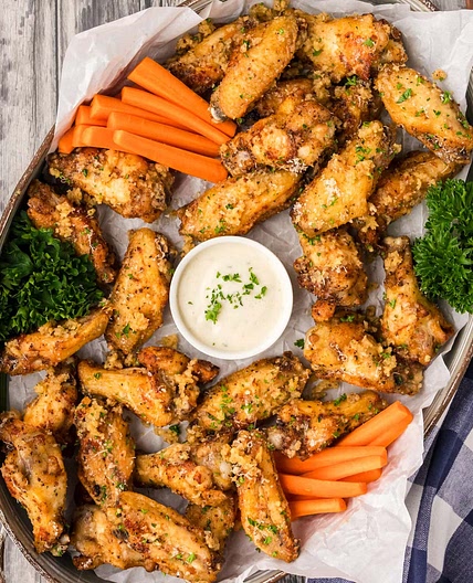 Garlic Parmesan Wings