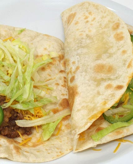Ground Beef and Barley Soft Tacos