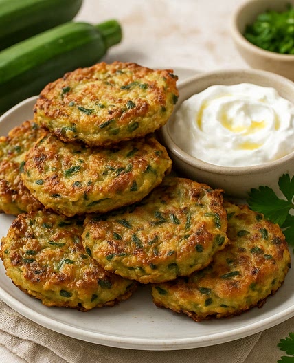 Greek zucchini fritters