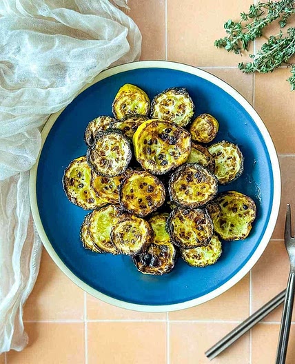 Easy Air Fryer Zucchini and Squash