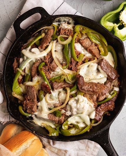Skillet Philly Cheesesteak