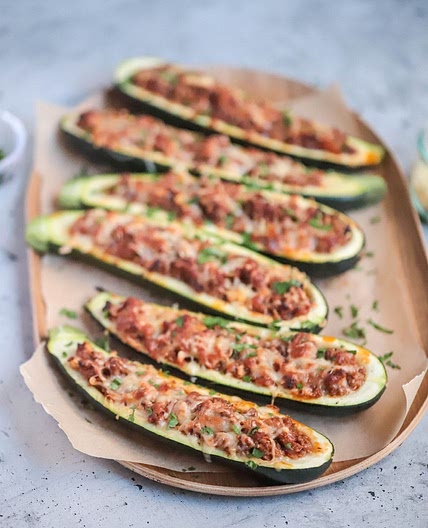 Beef Zucchini Boats