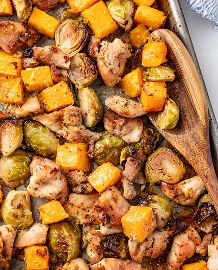 Maple Dijon Sheet Pan Chicken