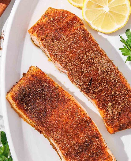 Baked Blackened Salmon