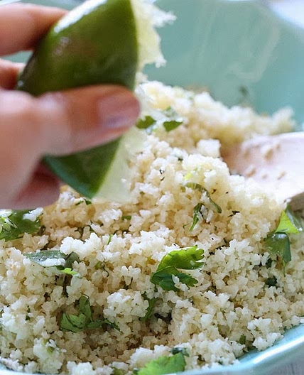 Cilantro Lime Cauliflower "Rice"
