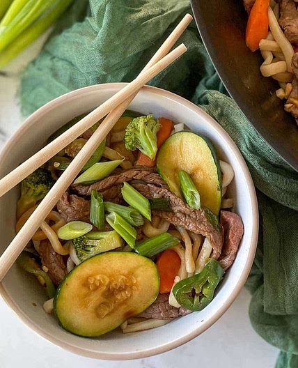 Beef Yaki Udon