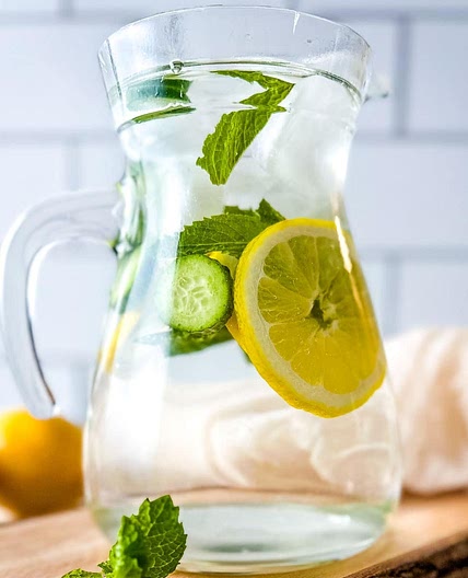 Cucumber Lemon Mint Water Recipe