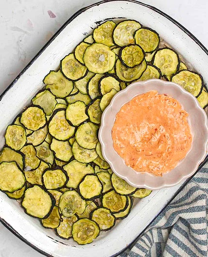 Dehydrated Zucchini Chips