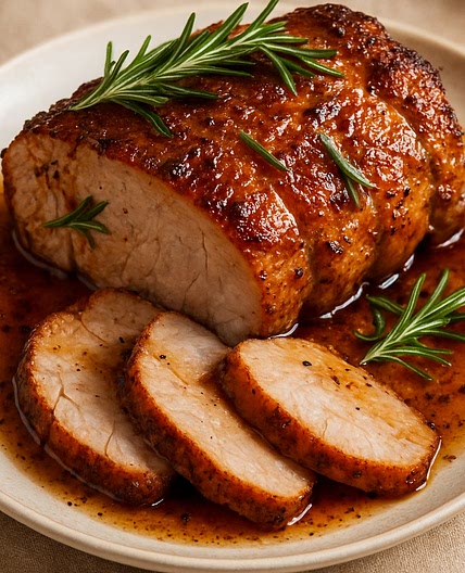 Roast Pork with Rosemary, Quatre-Épices, and Honey