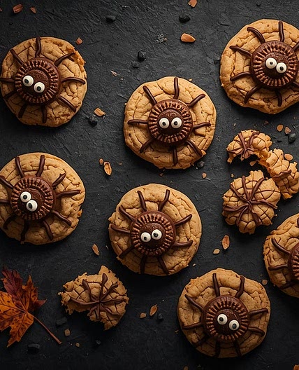 Easy Peanut Butter Spider Cookies for a Stress-Free Halloween Party