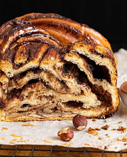 Soft & Fluffy Nutella Babka (Best Rated!)
