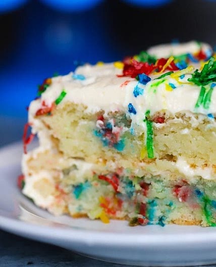 Keto Funfetti Cake
