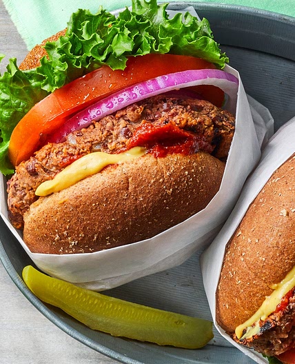 Five-Ingredient Veggie Burger