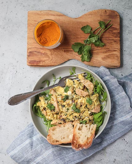 Indian Spiced Omelet