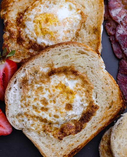 416 - 516 Cal Breakfast : eggy in a basket