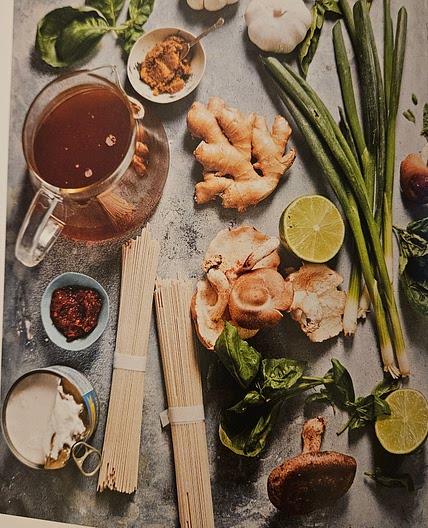 Ginger Basil Bone Broth Ramen