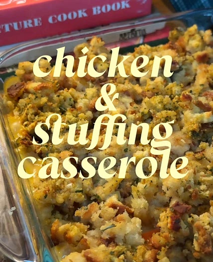 chicken & stuffing casserole 🥘 🍗